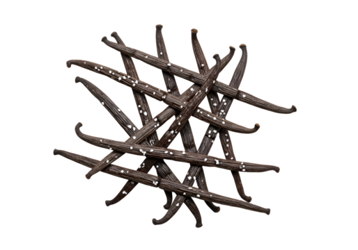 A Creative Arrangement of Wooden Matches with Small Fireworks on Dark Background