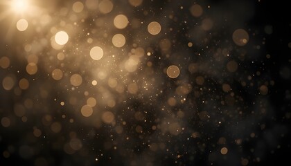 Effet de fuite de lumière avec flou bokeh, fuites de lumière et poussière, texture lumineuse dégradée bruitée rétro sur fond noir, grain vintage.