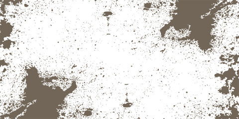 Obraz premium Abstract watercolor drops and ink blots form a splashy blue liquid grunge pattern on old, dirty paper