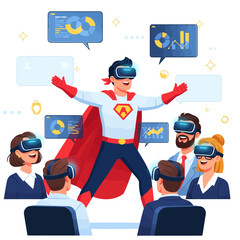 Remote Work in a VR Office with a Team in Virtual Reality