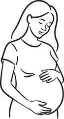 Pregnant Woman Silhouette Vector – Motherhood Design

Mom to Be Vector Bundle – Pregnancy Silhouette Collection

Mother and Baby Silhouette Vector for Family and Maternity Design