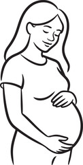 Pregnant Woman Silhouette Vector – Motherhood Design

Mom to Be Vector Bundle – Pregnancy Silhouette Collection

Mother and Baby Silhouette Vector for Family and Maternity Design