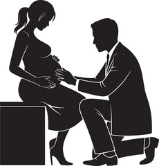 Pregnant Woman Silhouette Vector – Motherhood Design

Mom to Be Vector Bundle – Pregnancy Silhouette Collection

Mother and Baby Silhouette Vector for Family and Maternity Design