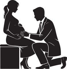 Pregnant Woman Silhouette Vector – Motherhood Design

Mom to Be Vector Bundle – Pregnancy Silhouette Collection

Mother and Baby Silhouette Vector for Family and Maternity Design