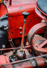 Vintage tractor gear stick