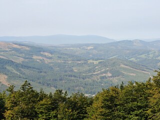view from the top of the mountain