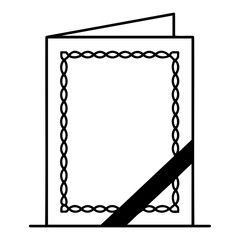 Vector a silhouette of a person in a suit standing behind a podium with microphones