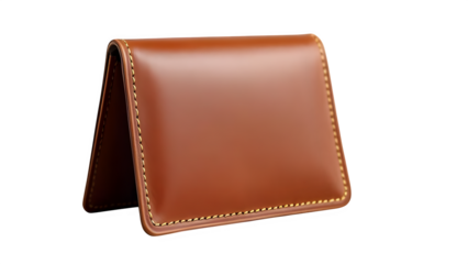 brown leather wallet