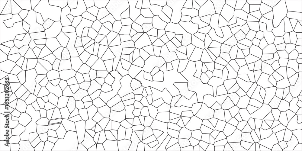 Aufkleber abstract geometric cellular pattern with organic shapes and voronoi diagram style for creative desig
