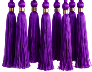 Purple tassels decorative hanging tassel fringe trim tassel for crafts sewing curtain