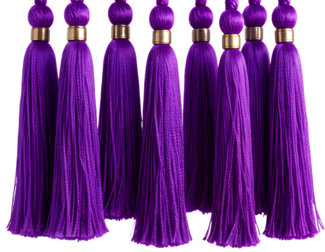 Purple tassels decorative hanging tassel fringe trim tassel for crafts sewing curtain