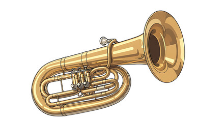 Obraz premium Tuba contrabass horn