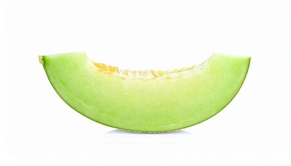 Fresh melon isolated on white background with clipping path