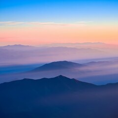 Obraz premium sunrise in mountains