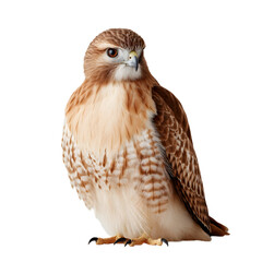 Fototapeta premium Majestic Red-tailed Hawk Perched Elegantly in Natural Habitat