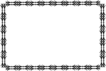 Simple Unique Frame with White Background, Border Frame, Photo Frame, Amaizing Frame, Unique Black Frame