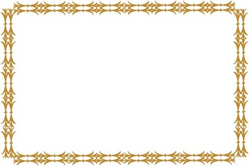 Simple Unique Frame with White Background, Border Frame, Photo Frame, Amaizing Frame, Unique Golden Frame