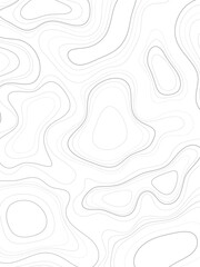 Abstract topographic line texture background with contour map design