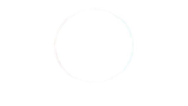 A simple white circle, isolated on transparent background, offers a clean and minimal design element with ample copy space for various creative and presentation purposes