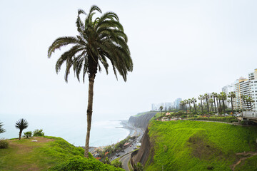 Die K&uuml;stenlinie von Lima, Peru