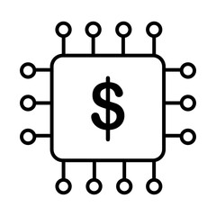 NFC Wallet Payment icon. Vector icon design