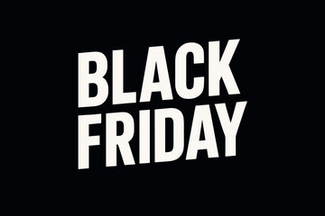 Black friday sale design | bold and dynamic typography for marketing promotions
