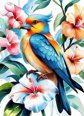 Beautiful Colorful Bird