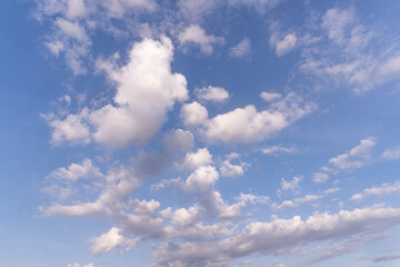 blue sky with clouds