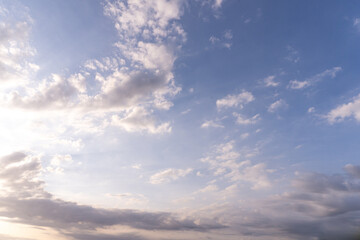 blue sky with clouds
