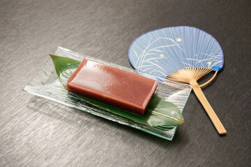 水ようかん　Japanese traditional summer sweet 