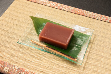 水ようかん　Japanese traditional summer sweet 