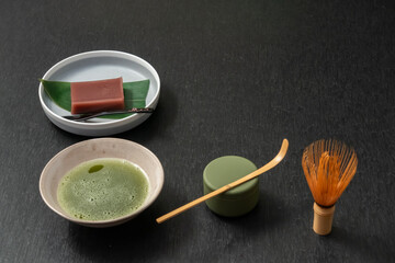 水ようかん　Japanese traditional summer sweet 