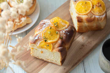 お洒落なパン　オレンジデニッシュ