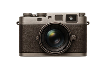 Fototapeta premium Vintage Analog Camera Isolated on Transparent Background