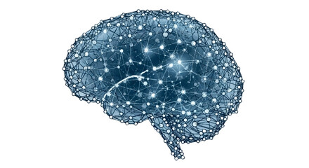 Digital brain network representing artificial intelligence