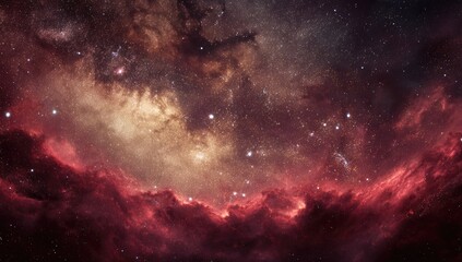 Obraz premium Nebulae in deep space