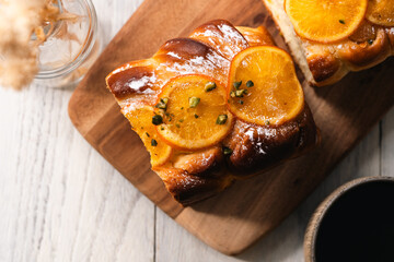 お洒落なパン　オレンジデニッシュ