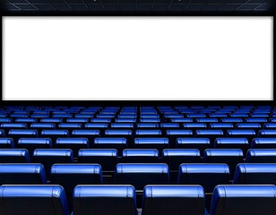 Obraz premium Empty movie theater interior