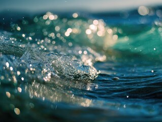 Close-up ocean waves (1)