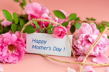 Spring card for congratulating mom with gratitude