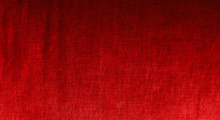 Red fabric texture background with subtle sheen. Elegant textile surface for design, fashion, upholstery, or abstract backdrop. High-quality natural fibers. close up fabric texture.