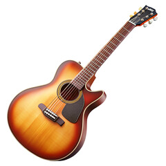 Obraz premium acoustic guitar isolated on white