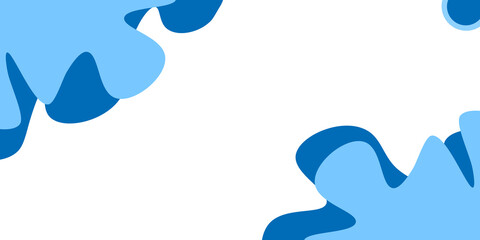 Blue sea wave background illustration