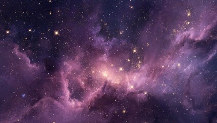 Obraz premium Cosmic nebula tapestry of swirling, vibrant hues