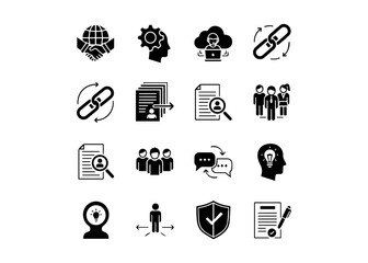 Business and Technology Icons Set
