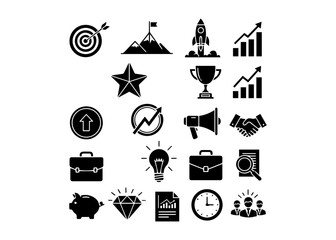 Business Success Icons Collection