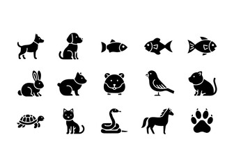 Diverse Animal Icons Collection