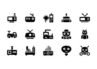 Vintage Technology and Toy Icons Collection