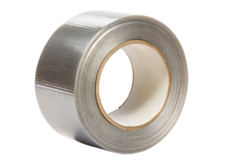  a roll of duct tape with a hole in the middle cutout and isolated on white background  PNG.AI Generated.