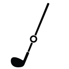 Black golf club with circle detail sport equipment
